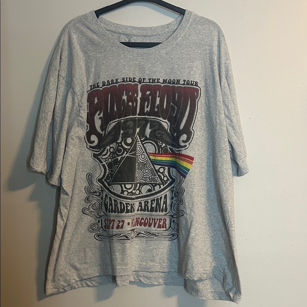 Gray Graphic Pink Floyd, Men's T-Shirt